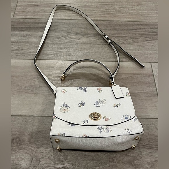 Coach Tilly Top Handle Dandelion Handbag - Picture 1 of 13